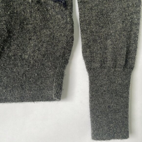 J Crew Crew Neck Wool Blend Sweater with Lace - Picture 10 of 14